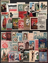 Germany, Europe & Overseas, Stock of Cinderellas, Non-Postal Stamps, Labels, Advertising, Charity, Propaganda (#251B)