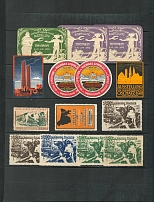 Europe, Stock of Cinderellas, Non-Postal Stamps, Labels, Advertising, Charity, Propaganda (#87B)