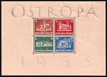 1935 Third Reich, Germany, Souvenir Sheet 'OSTROPA' (Mi. Bl. 3, CV $1,430, MNH)