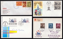1957-83 Europe, United States, Stock of Cinderellas, Non-Postal Stamps, Labels, Advertising, Charity, Propaganda, First Day Covers