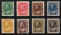1911-22 Canada, Full Set (SG 197, 200, 205, 205b, 209, 210, 212, 214, CV $530)