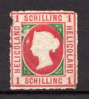 1867-73 Heligoland Germany 1 Sh (Genuine, CV $180)