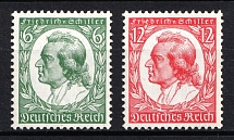 1934 Third Reich, Germany (Mi. 554 - 555, Full Set, CV $140, MNH)