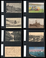 Germany, Fieldpost Sea Post, Stock of Postcards, Propaganda Cards