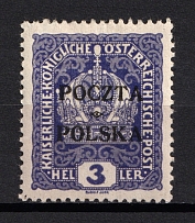 1919 3h Poland (Mi. 29, CV $290)