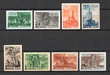 1950 USSR Moscow Skyscrapers (Full Set, MNH)