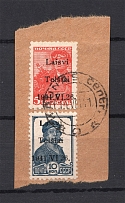 1941 Occupation of Lithuania Telsiai (Type I, CV $90, Cancelled)