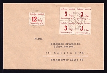 1946 (28 Feb) Spremberg, Cover to Berlin, Germany Local Post (Mi. 7 A, 12 A, CV $40)