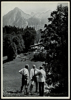 1934 Walkers on the Obersaltzberg, Propaganda Card