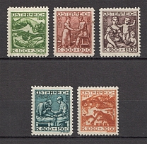 1924 Austria (CV $90, Full Set)