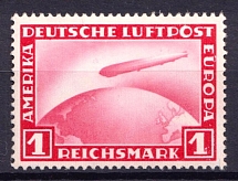 1931 Weimar Republic, Germany, Airmail (Mi. 455, Full Set, CV $130, MNH)