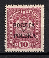 1919 10h Poland (Mi. 32, CV $290)
