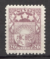 1921-22 Latvia 20 R (CV $30)