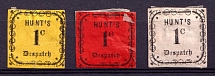 1c Hunt's Dispatch, United States Locals & Carriers (Bogus Stamps)