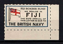 Fiji Bomber Fund, The British Navy, Great Britain, Military Propaganda (Corner Margin)