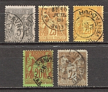 1879-1900 France (CV $50, Full Sets, Canceled)