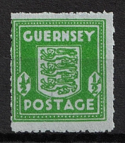 1942 0.5d Guernsey, German Occupation, Germany (Mi. 4, Signed, CV $40, MNH)