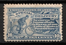 1902 10c Special Delivery Stamp, United States, USA (Scott E6, CV $230)