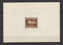 1936 Germany Third Reich Block Sheet №4 (CV $40, MNH)