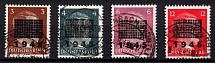1945 Netzschkau-Reichenbach (Saxony), Germany Local Post (Mi. 2 I, 3 I, 5 b I, 8 I, Canceled, CV $50)