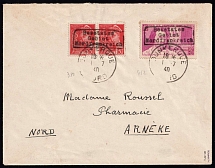 1940 Dunkirk, German Occupation of France, Germany, Cover to Arneke (Certificate, Signed, CV $1,300)