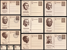 1939 For the 1939 Winter Aid, Third Reich, Germany, Postal Cards (Special Cancellations)