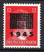 1945 12pf Netzschkau Reichenbach, Local Mail, Soviet Russian Zone of Occupation, Germany (MNH)