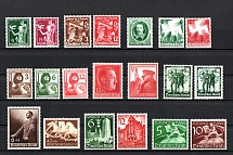 1936-42 Third Reich, Germany (Full Sets, # U TR - 4, CV $170, MNH)
